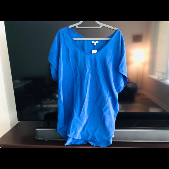 Comfortable oversized Joie tunic in periwinkle - Picture 1 of 5